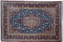 Ghom-Seide auf Seide mit Seide