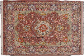 Tbriz Seide auf Seide