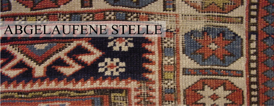 abgelaufene-teppich: Grundsätzlich tritt sich der Teppichflor über die Jahre hinweg durch das ständige Begehen ab. Bei alten bzw. antiken Teppiche