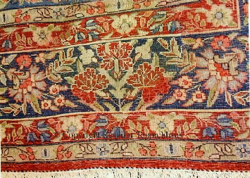 Rückseite der Reparaturstelle,  Bei Resaifar ist die fertiggestellte Reparaturstelle nicht zu finden.